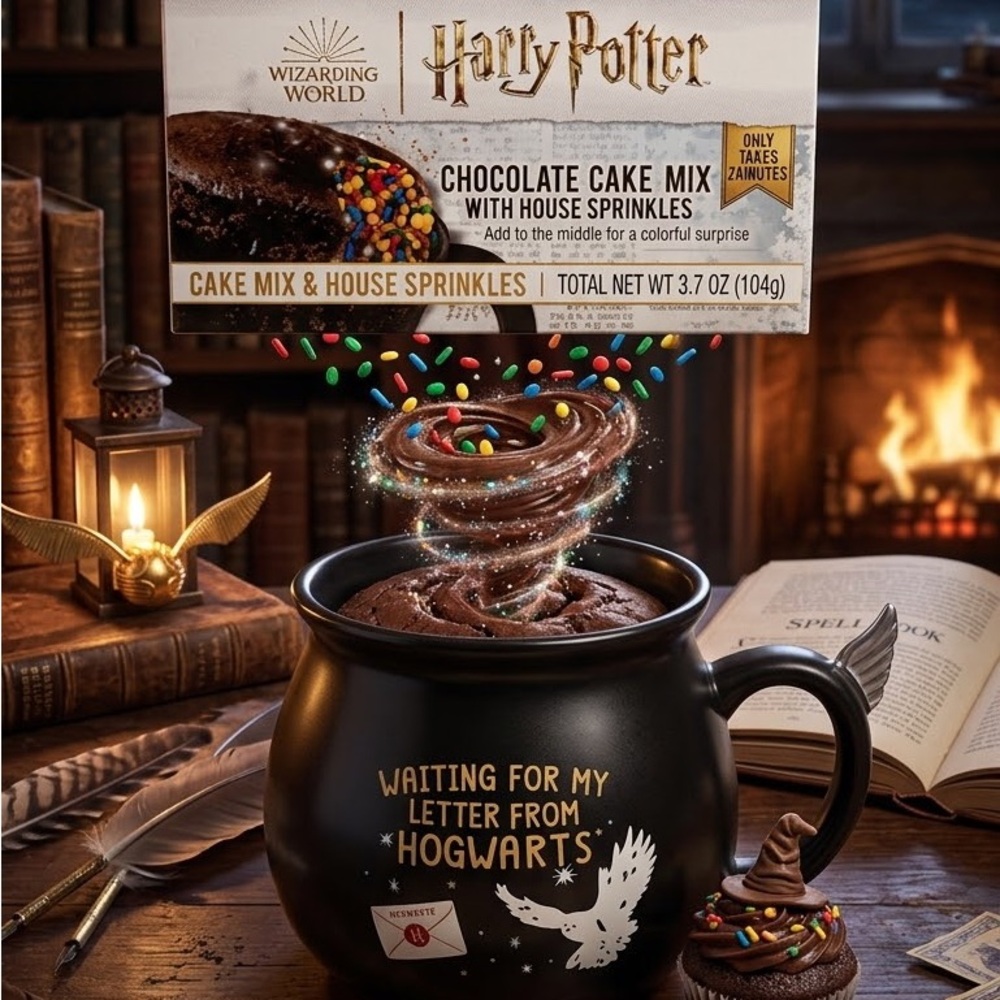 ✨ New! Harry Potter Chocolate Cake Mix with Sprinkles ✨